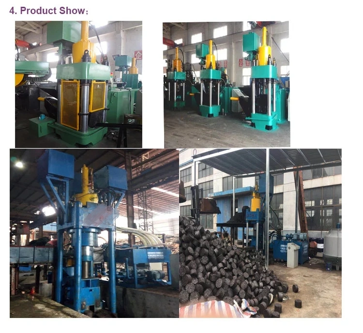 Hydraulic Press Automatic Aluminum Shavings Turnings Chips Block Making Machine