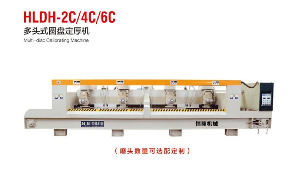 Best Price 6 Heads Stone Machine Multi-Disc Calibrating Machine for Marble, Granite