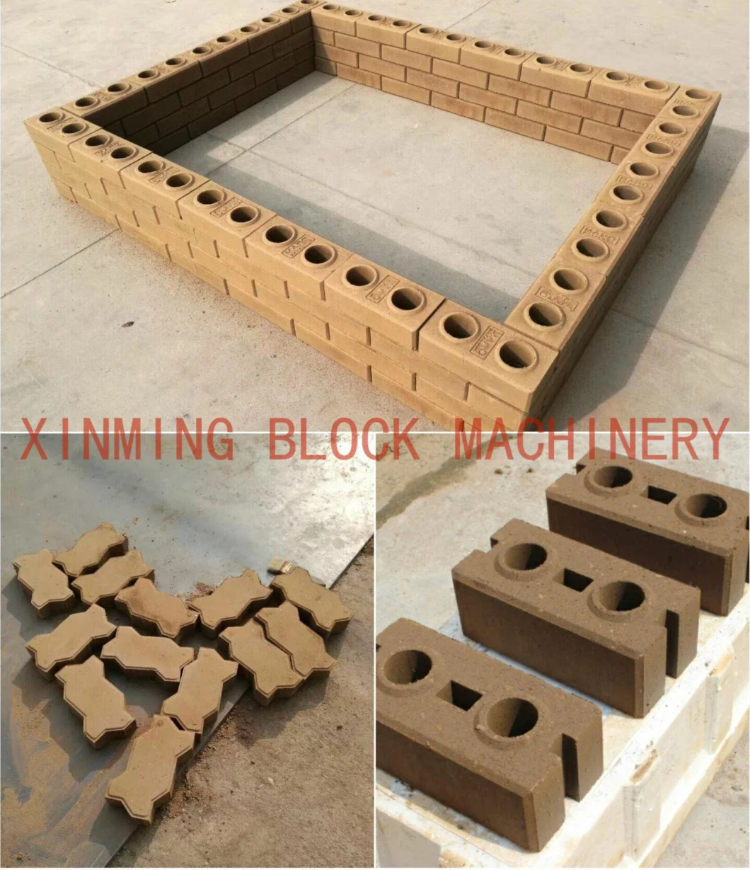 Xm 2-25 Semi Automatic Block Machine Commercial Use Block Making Machine Make Bricks, Stone by Clay, Soil or Any Other Materials