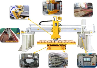 Автоматическая машина для резки камня, машина для резки мрамора, машина для резки плит (HQ400-600-700)